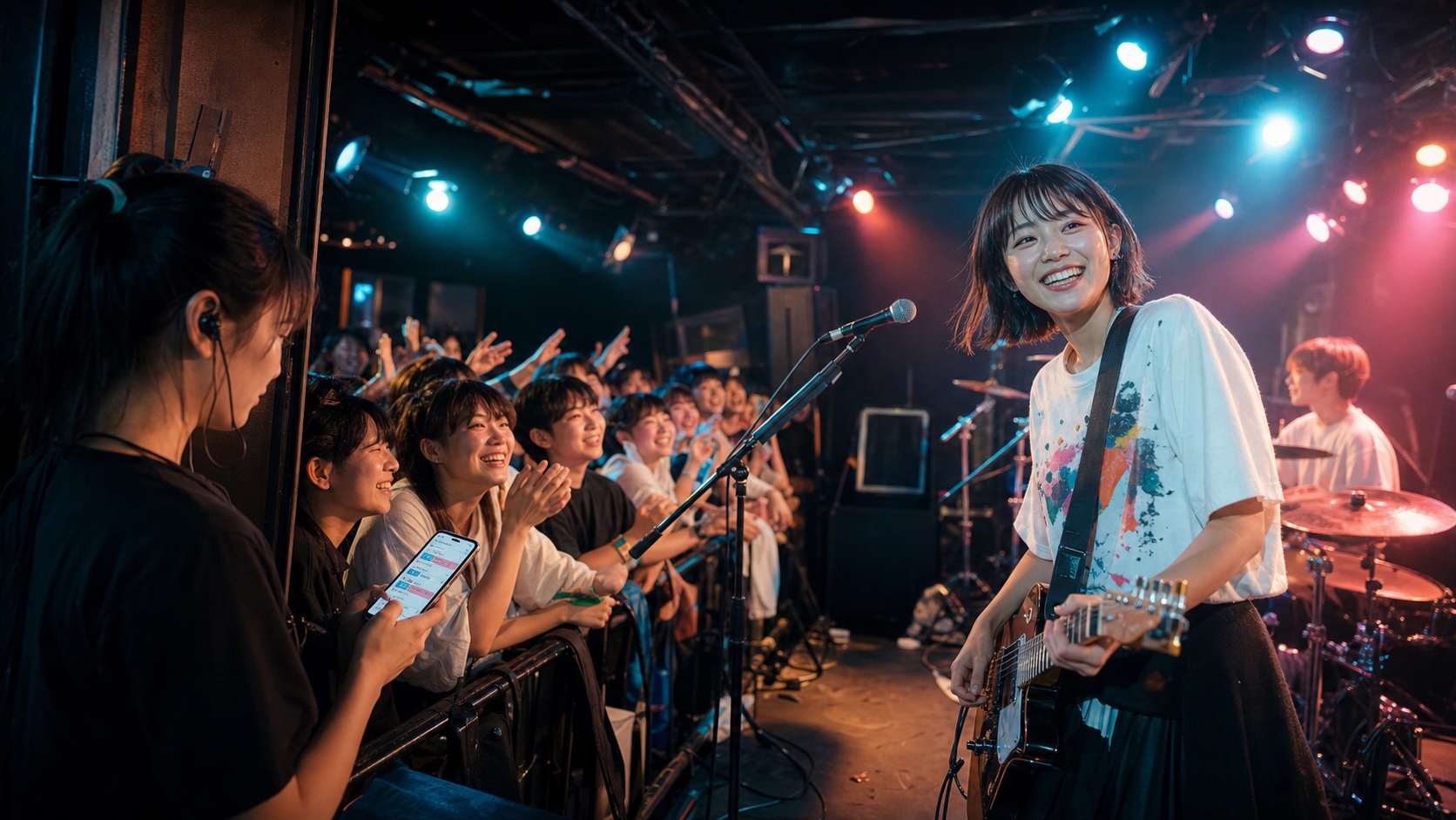 アーティスト、ライブハウススタッフ、ファンが一緒に楽しむライブ